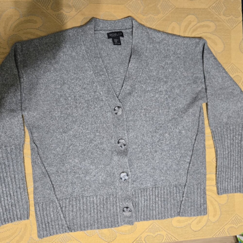 Rachel Zoe Gray Women's Size XL Cardigan Sweater